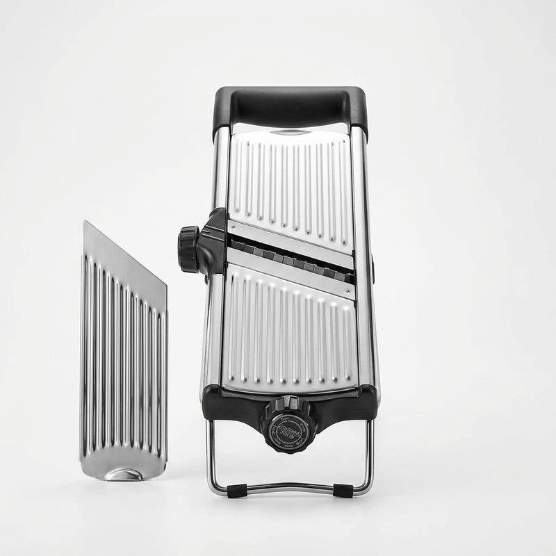 Faster Prep Stainless Steel Mandoline Slicer