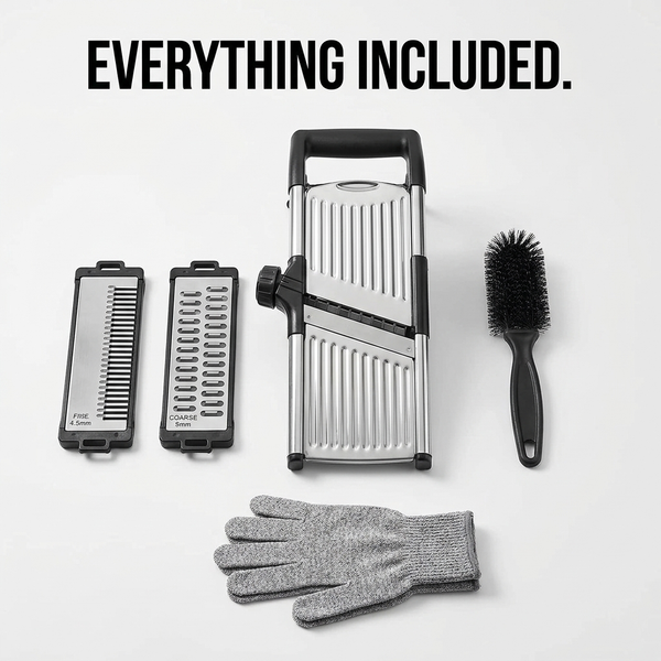 Stainless Steel Mandoline Slicer — Wudy Kitchen, image 3