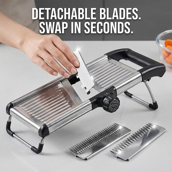 Stainless Steel Mandoline Slicer — Wudy Kitchen, image 8