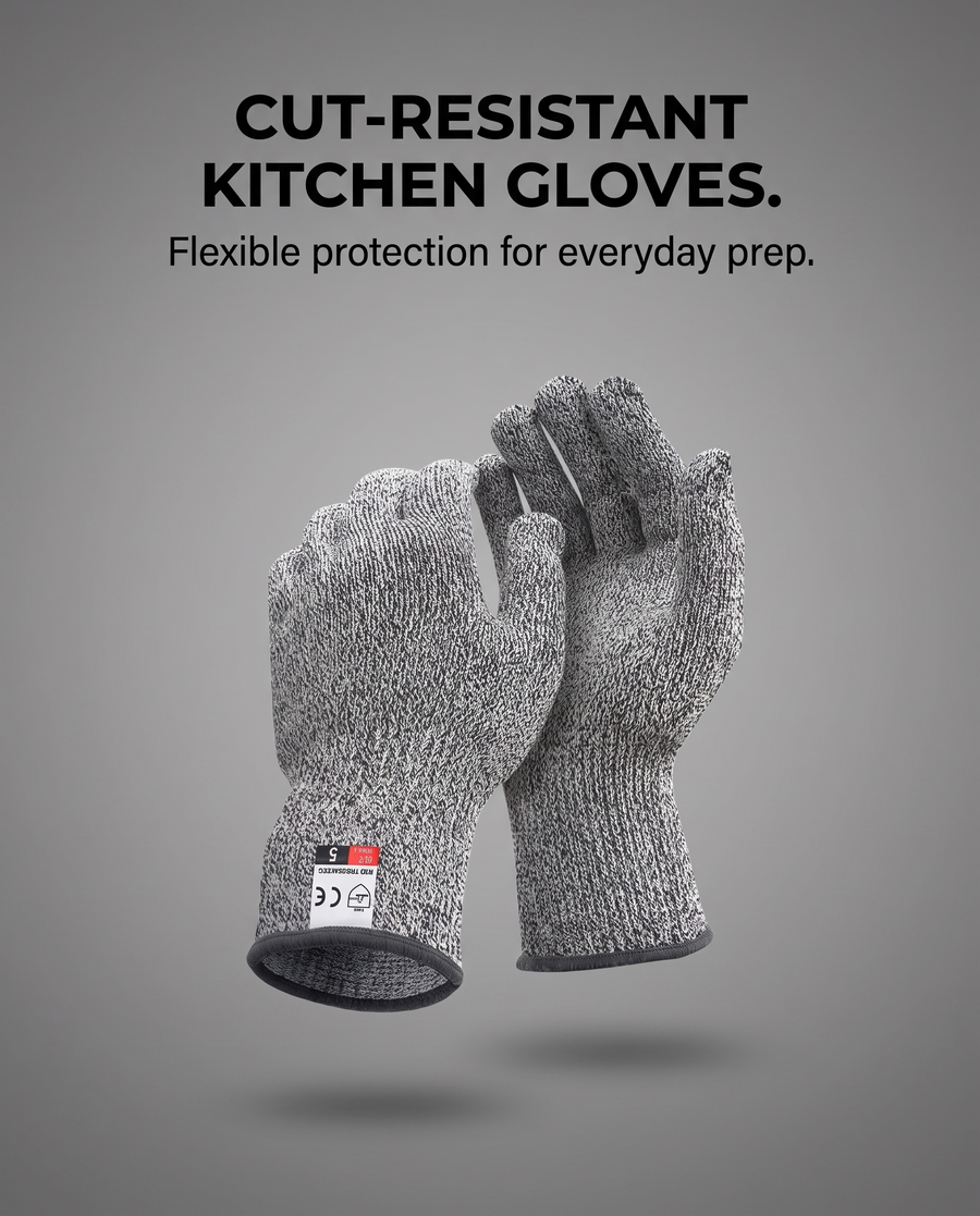 Cut-Resistant Kitchen Gloves