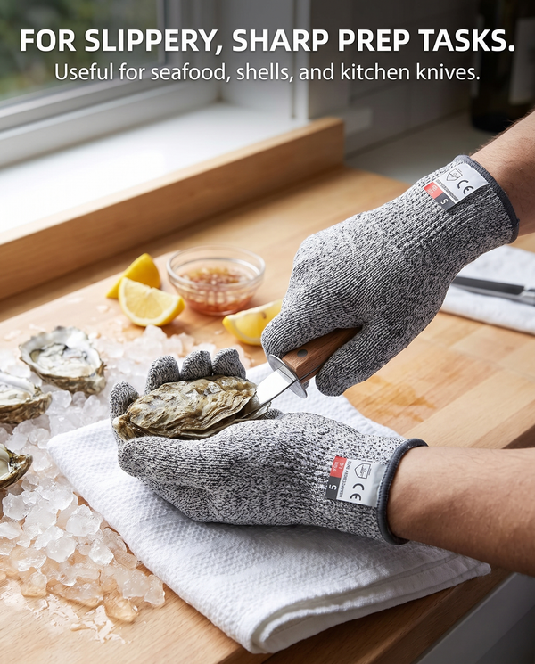 Cut-Resistant Kitchen Gloves