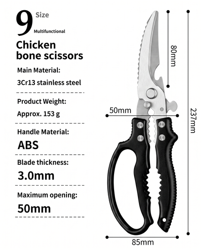Stainless Steel Poultry Shears