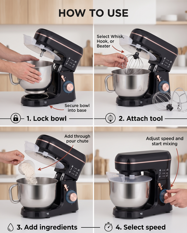 5 L Stand Mixer — Wudy Kitchen, image 10