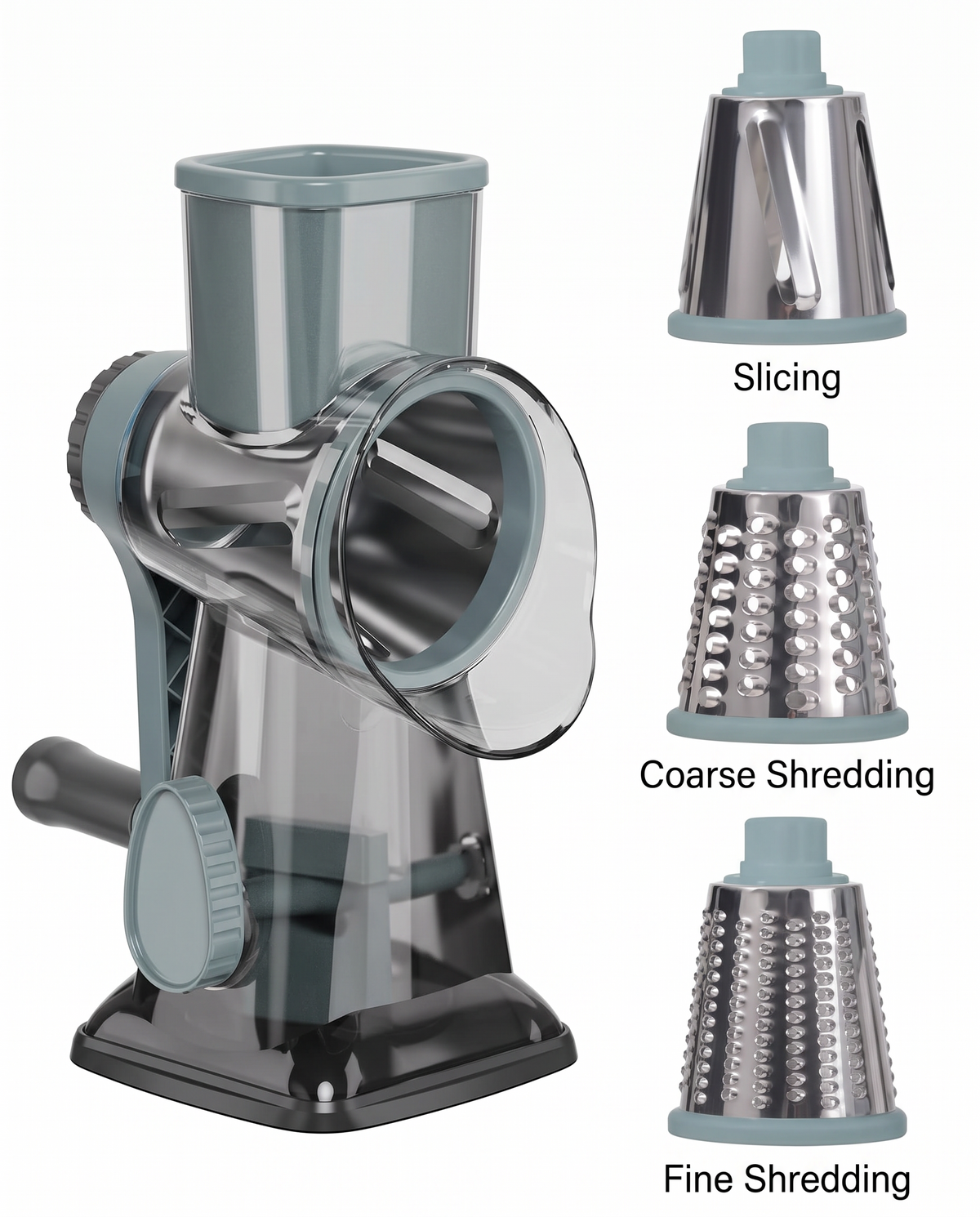 Rotary Grater · 3-in-1 — Wudy Kitchen, image 9