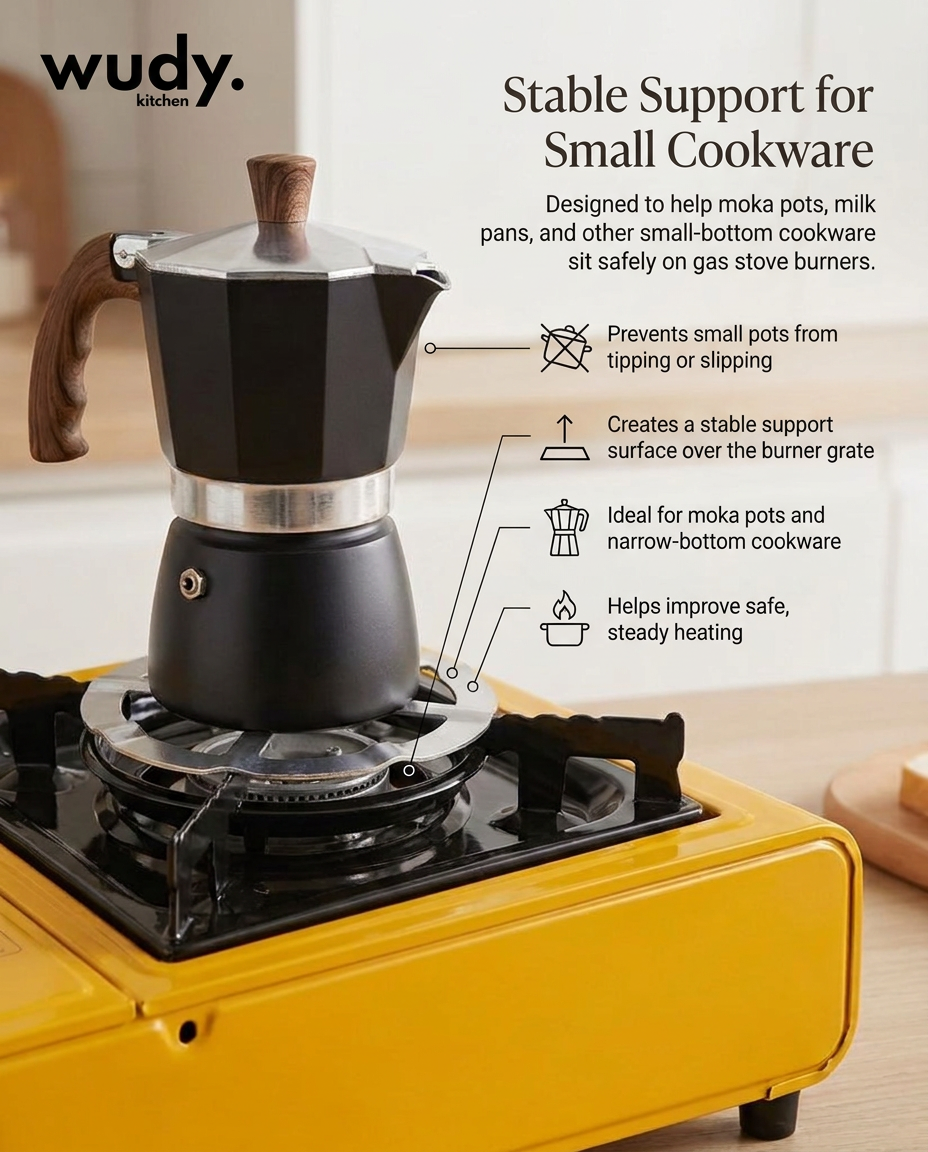 Stainless Steel Moka Pot Heating Rack