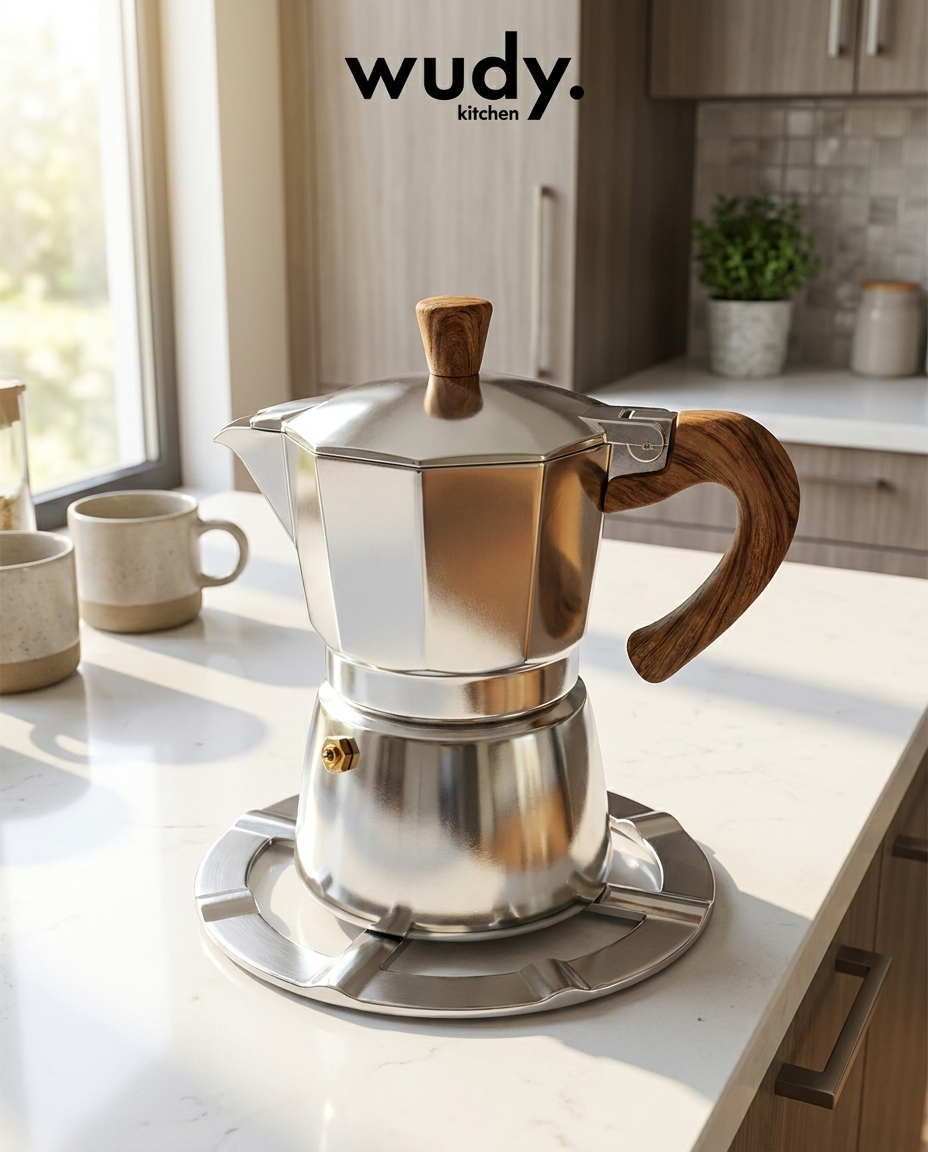 Plant the pot, then brew