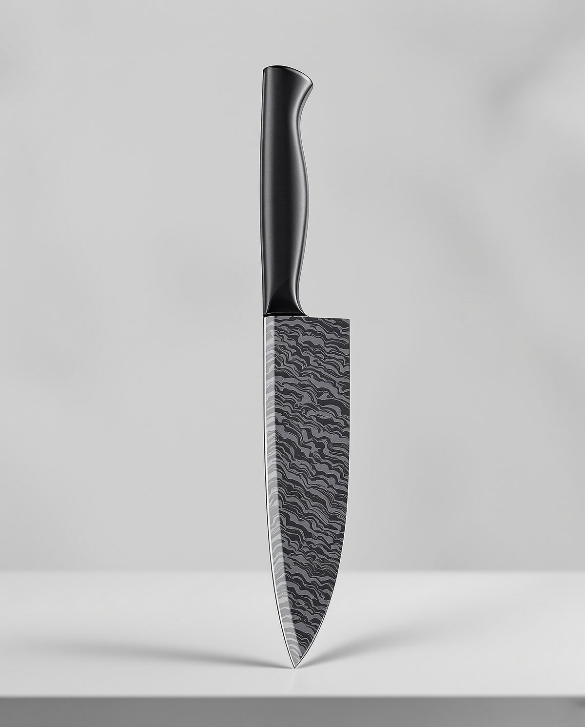 Damascus Pattern Chef Knife · 7.87" (20 cm) — Wudy Kitchen, image 7