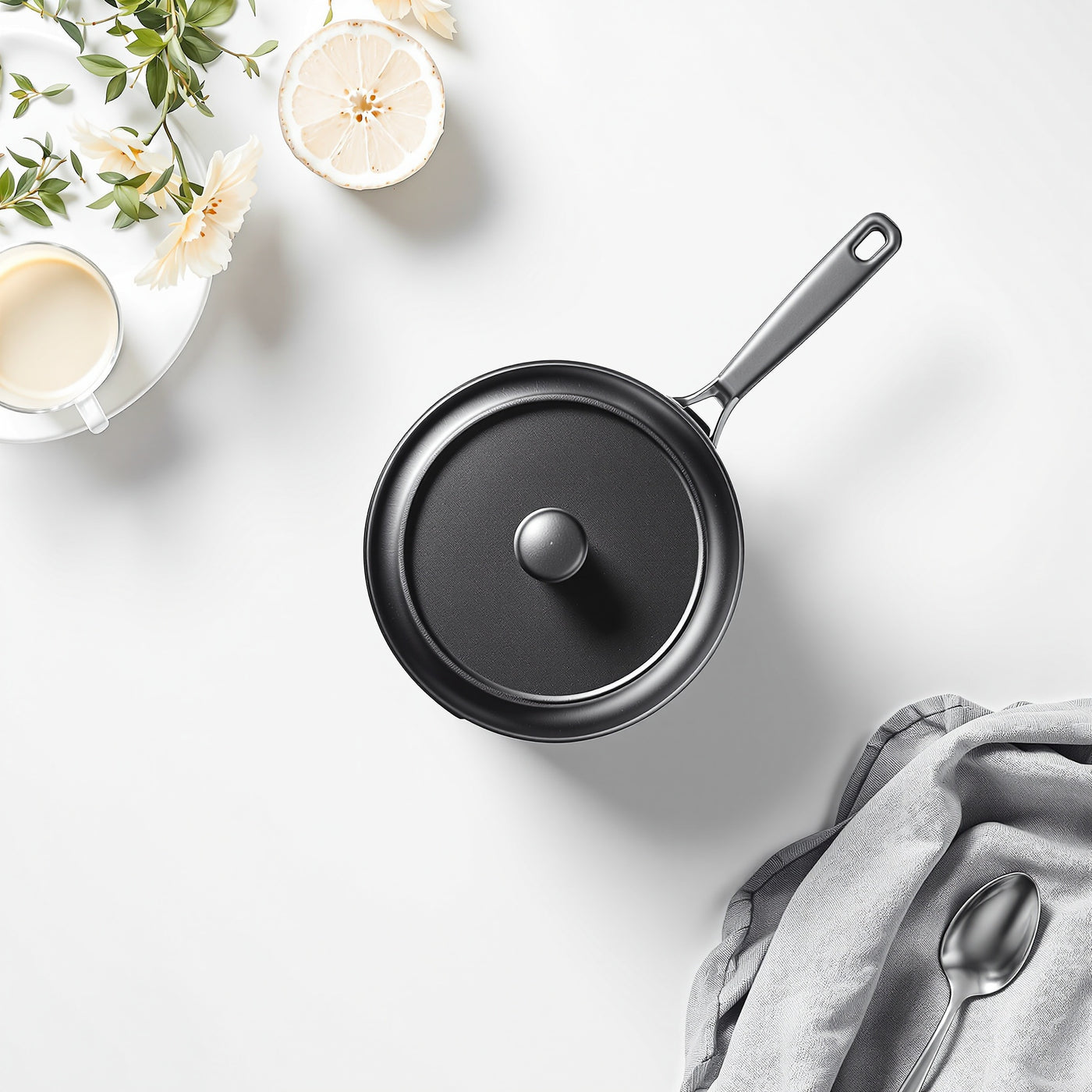 Cast Iron Milk Pot