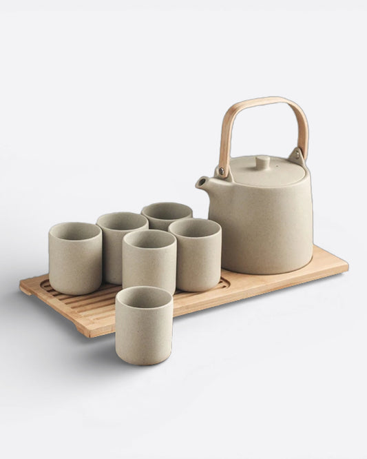 Wudy Retro Large Capacity Ceramic Tea Set