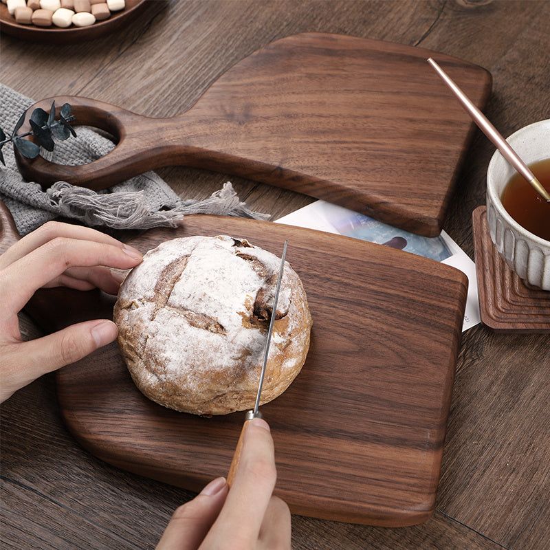 Elegant walnut wood cutting board